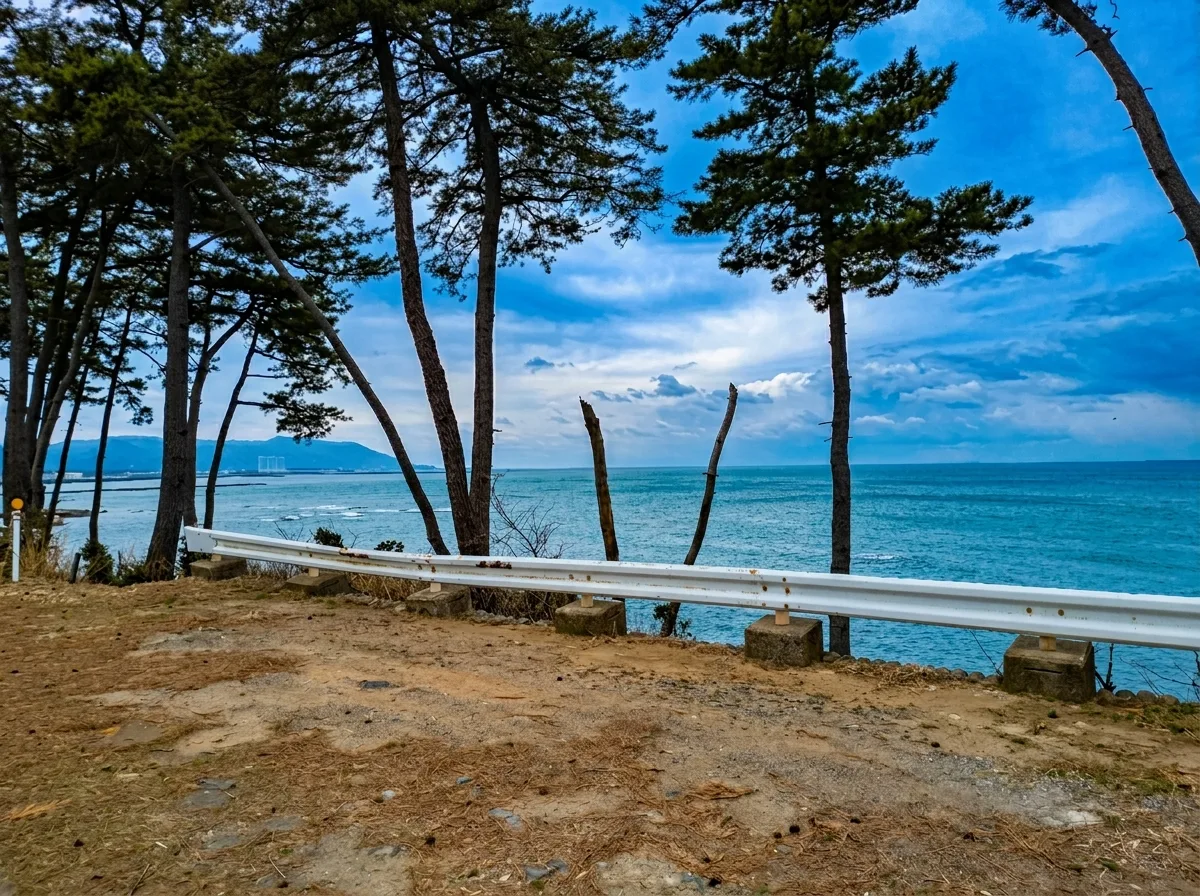 【土地】東尋坊至近 三国の花火と海岸線を一望できる景勝地